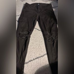 Hudson Colby Ankle Moto Skinny Cargo Jeans